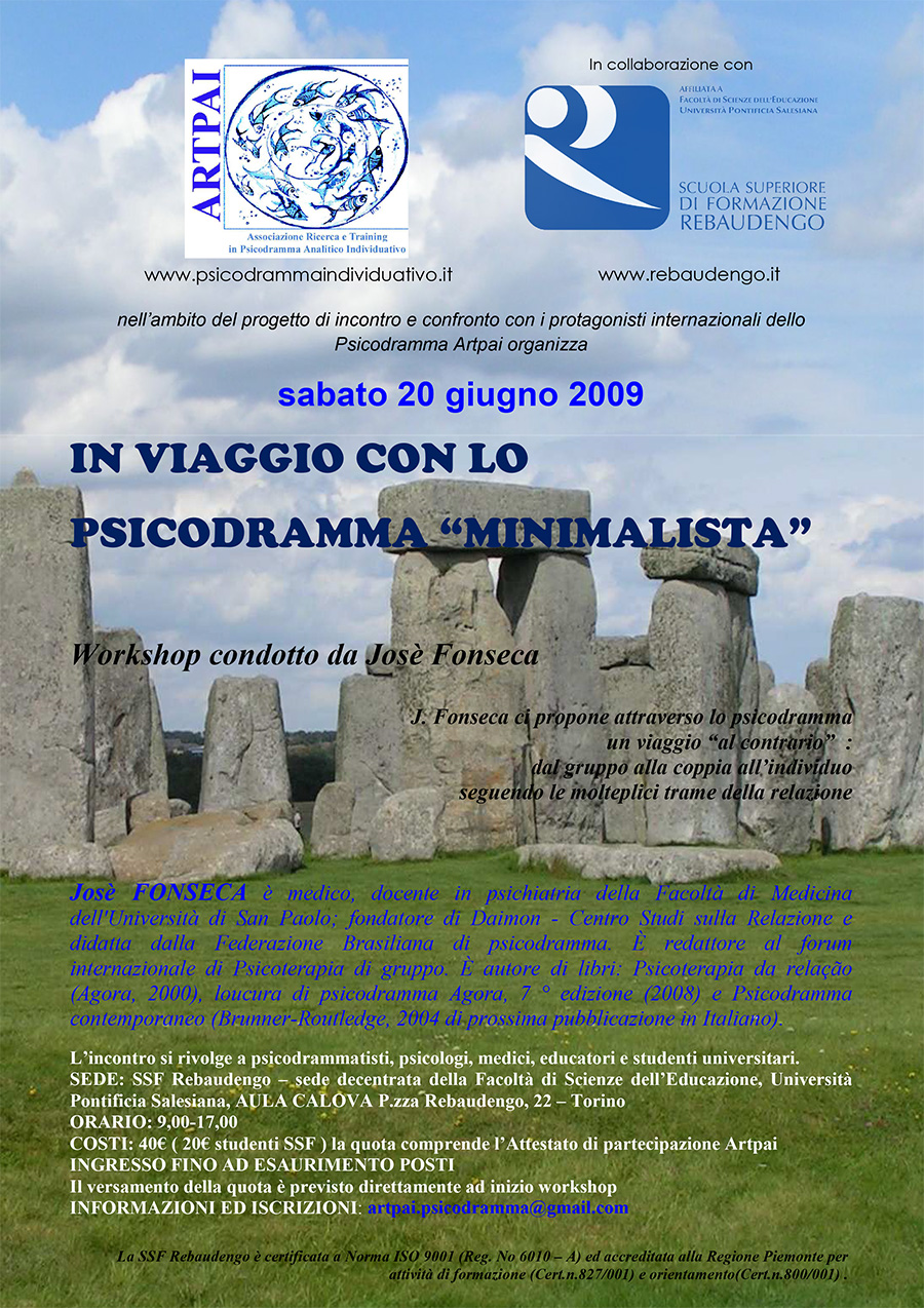 In Viaggio con lo psicodramma minimalista 2009